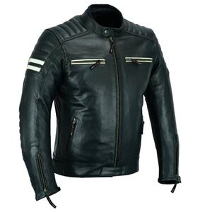 Black Leather Motorcycle Jacket